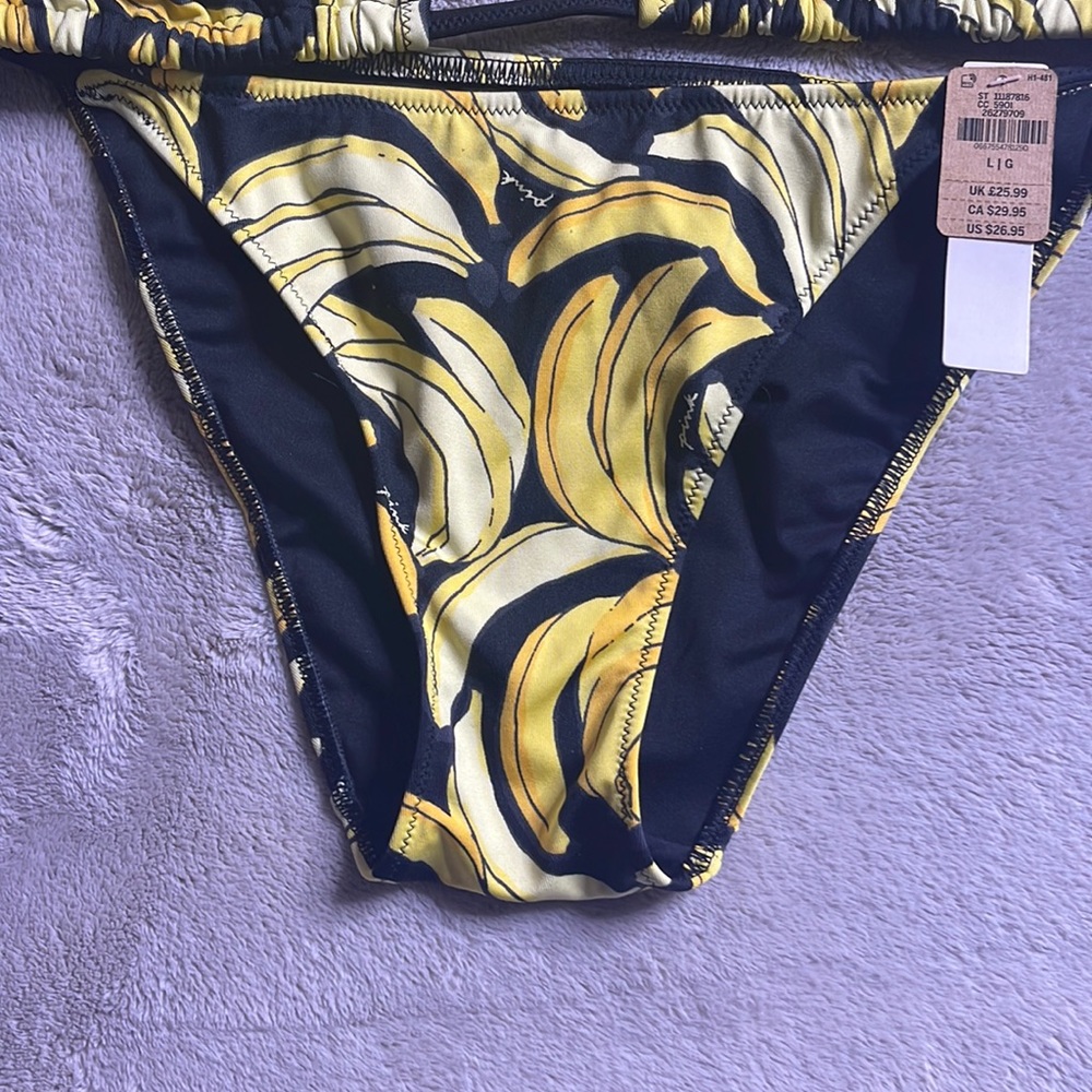 Victoria’s Secret Banana print bathing suit
